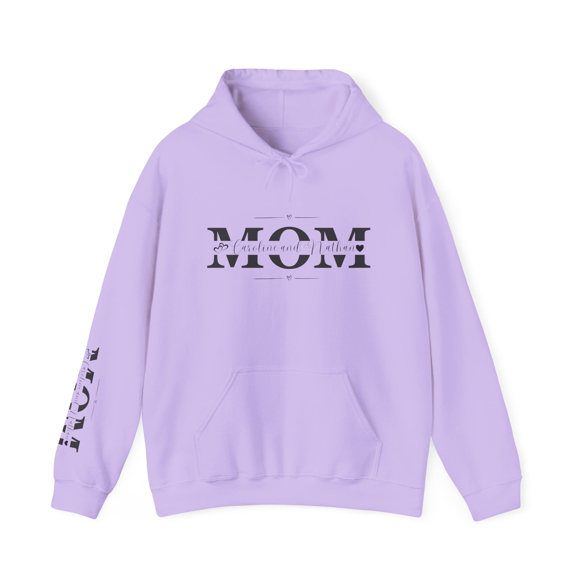 Sudadera con capucha personalizada Blessed Mom con los nombres de tus hijos (disponible en diferentes colores) 