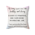 affirmation pillow for birth