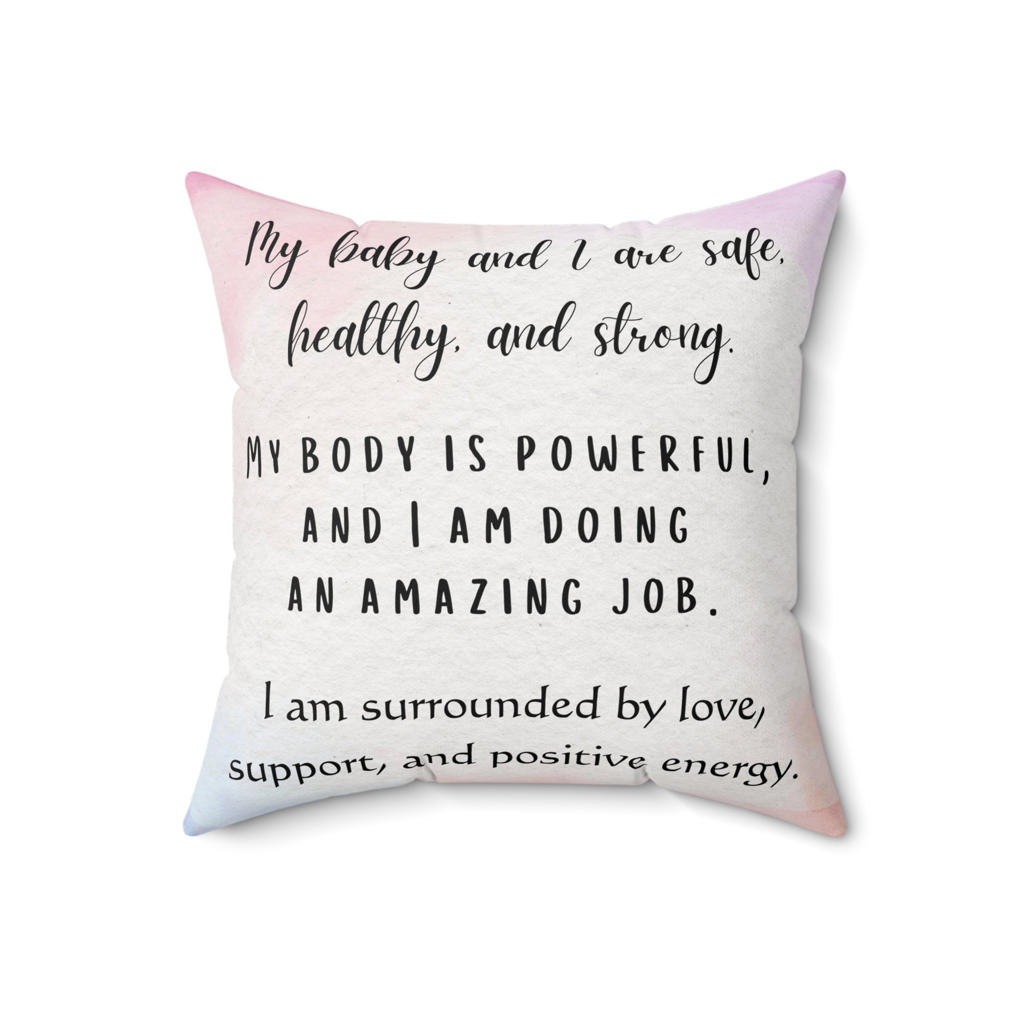 affirmation pillow for birth