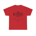 Camiseta de algodón grueso personalizada Blessed Mom en diferentes colores, ¡con los nombres de tus hijos! 
