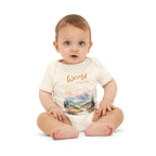 World is awesome baby bodysuit | Larger print