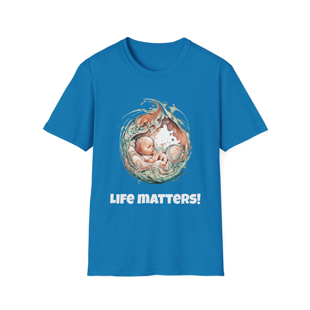 Życie ma znaczenie! Koszulka Softstyle Pro-life w różnych kolorach 