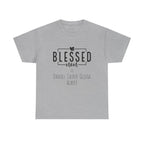 Camiseta de algodón grueso personalizada Blessed Mom en diferentes colores, ¡con los nombres de tus hijos! 
