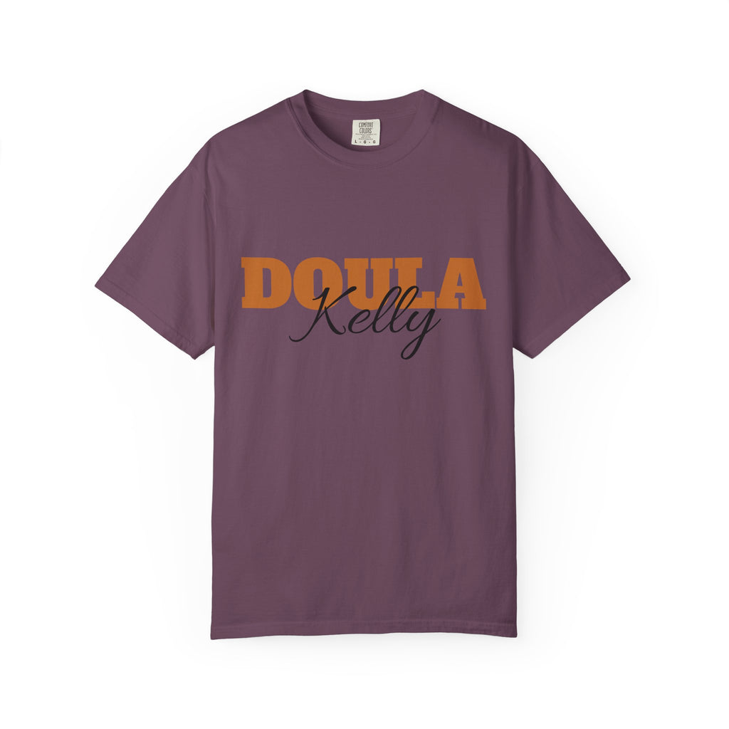 Personalized Doula Garment-Dyed T-shirt with your Name