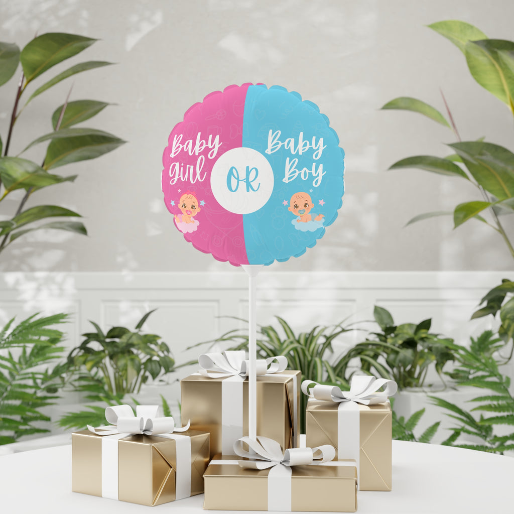 Balloon Boy or Girl Baby Shower Decoration