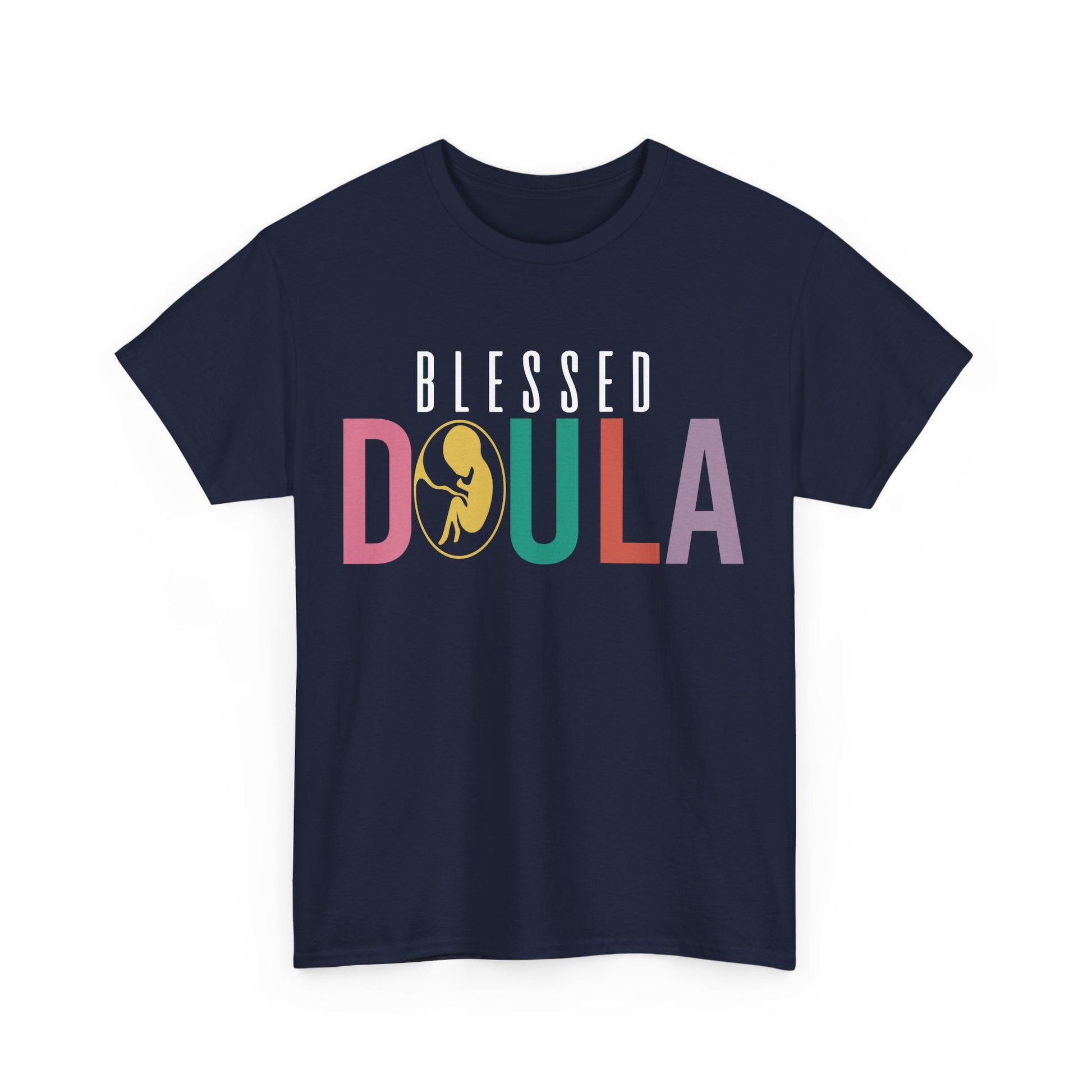 Camiseta de algodón grueso Blessed Doula