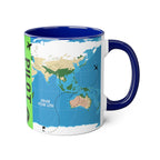 Tazas con acento personalizado, 11 oz, pedido personalizado