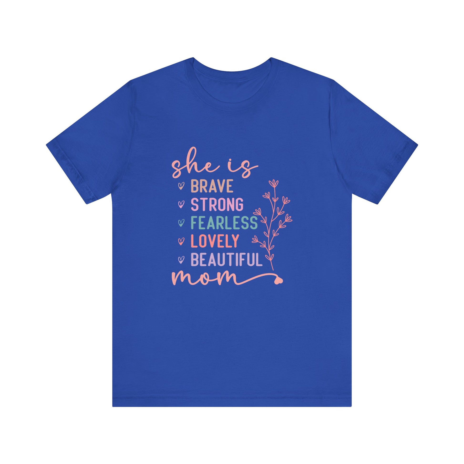 Camiseta de manga corta de jersey "Ella es mamá" | Canadá 