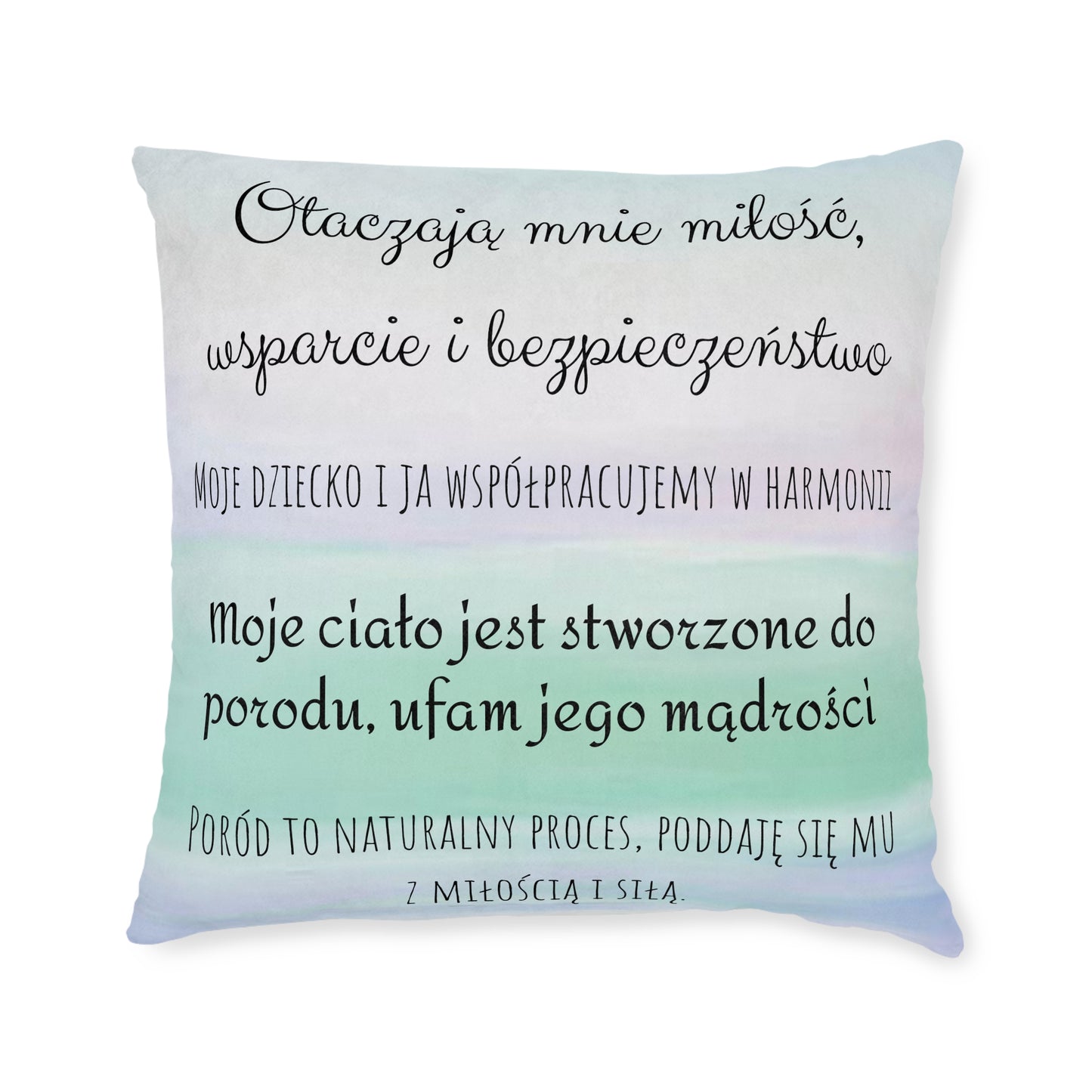 Square Pillow in Polish (po polsku) (Shipping from the UK)