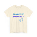 Heavy Cotton Tee Promoted to Daddy | Canada shipping