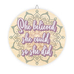 Affirmation Wood Sign