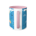 Tazas con acento personalizado, 11 oz, pedido personalizado