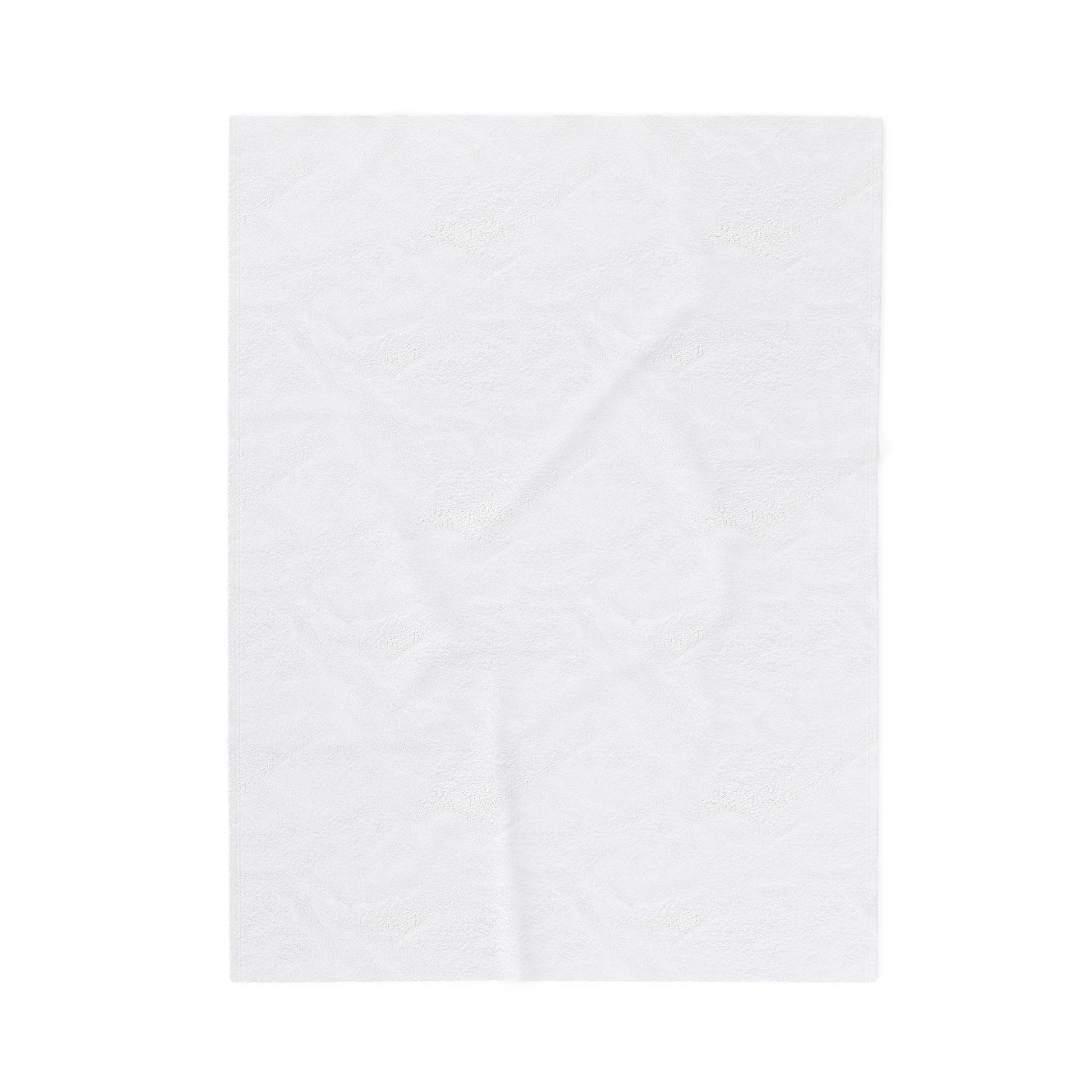 Velveteen Plush Blanket Go Ask Dad Rainbow