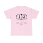 Camiseta de algodón grueso personalizada Blessed Mom en diferentes colores, ¡con los nombres de tus hijos! 
