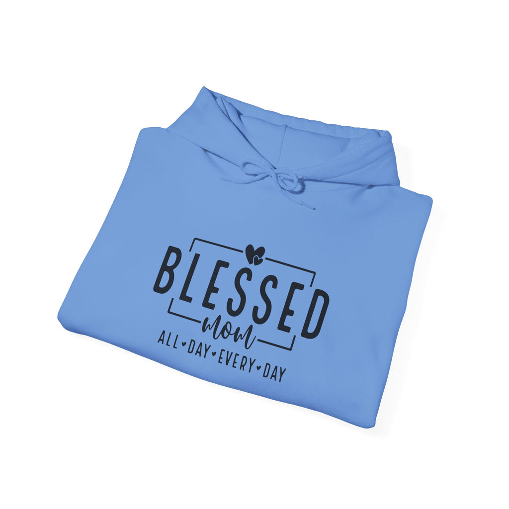 Sudadera con capucha personalizada Blessed Mom con los nombres de tus hijos 
