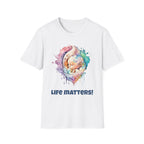 Life matters! Softstyle Pro-life Baby T-Shirt different colors available