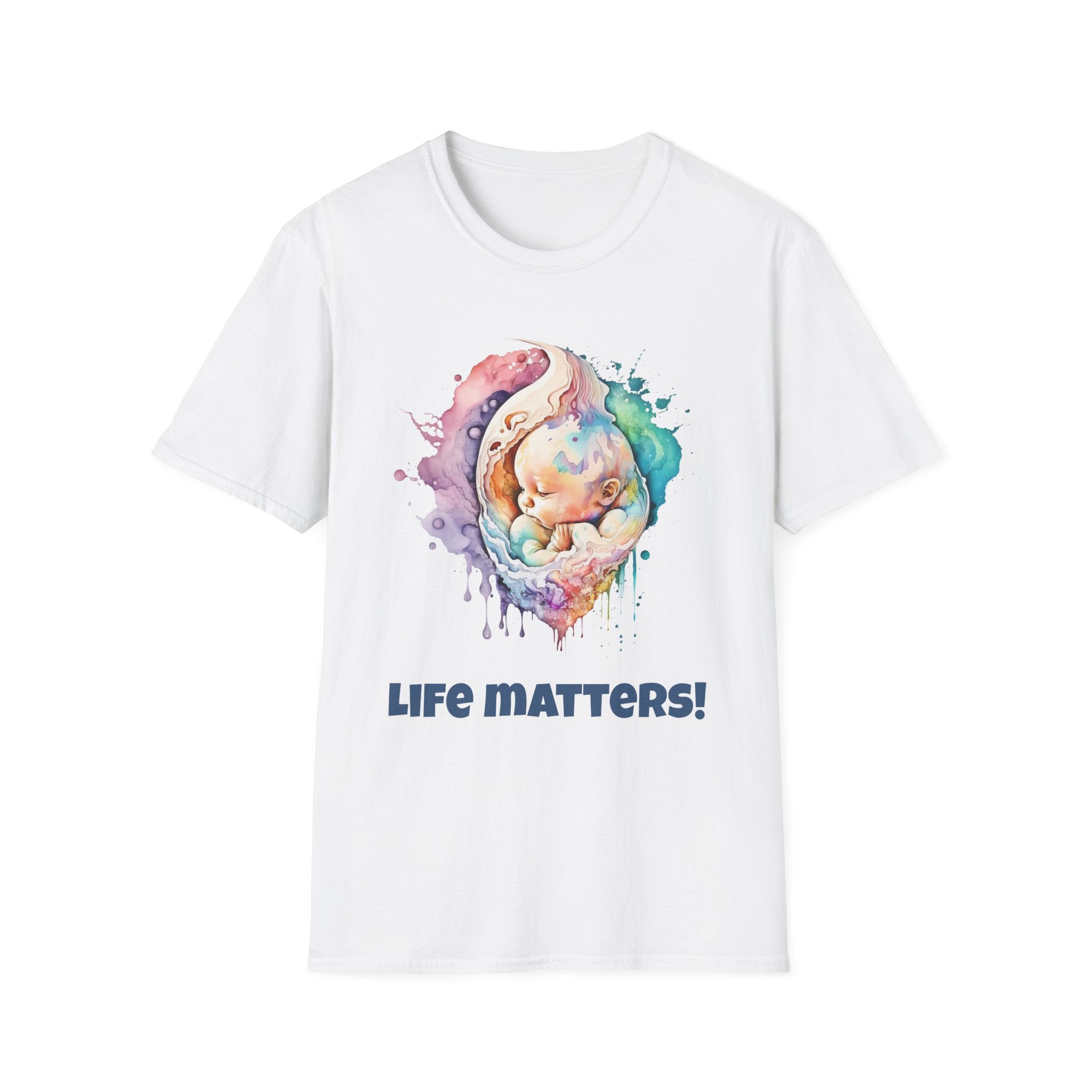 Life matters! Softstyle Pro-life Baby T-Shirt different colors available