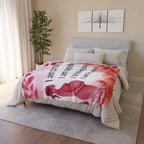 Pregnancy Affirmation Sherpa Blanket