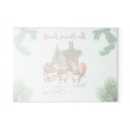 Personalized Glass Cutting Board for Christmas