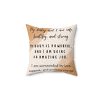 Affirmation Pillow for pregnancy and birth