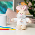Personalized Stuffed Animals with Tee | different colors and animals available