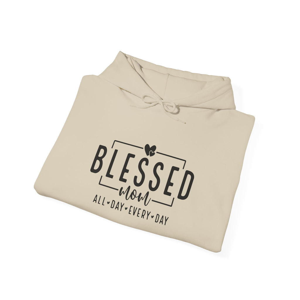 Sudadera con capucha personalizada Blessed Mom con los nombres de tus hijos 