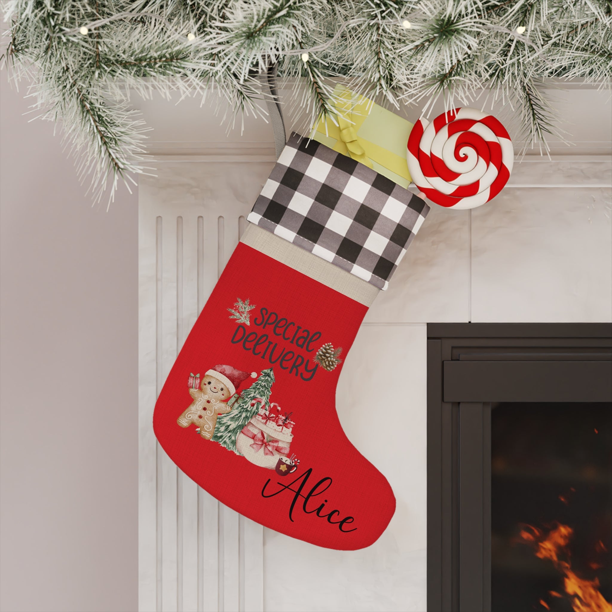 Personalized Christmas Stocking with a Name