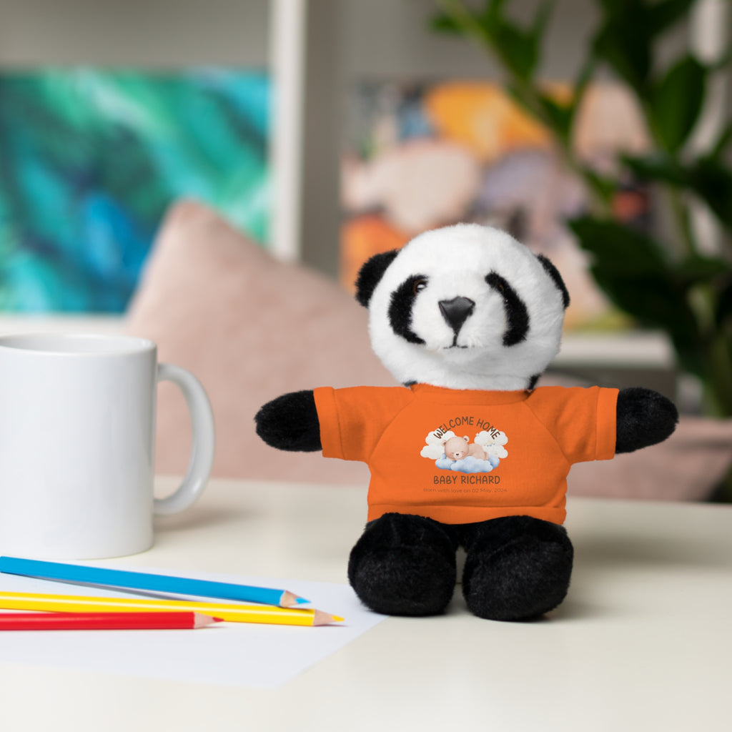 Personalized Stuffed Animals with Tee | different colors and animals available
