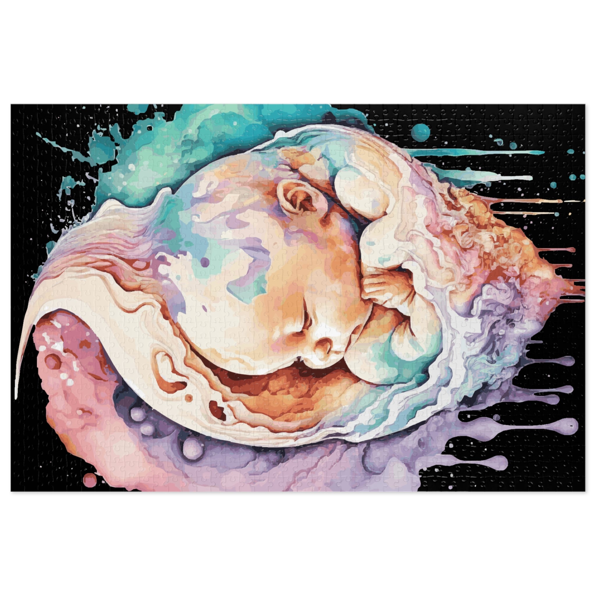 Baby Puzzle Jigsaw with Tin 250/500/1000/2000 pieces