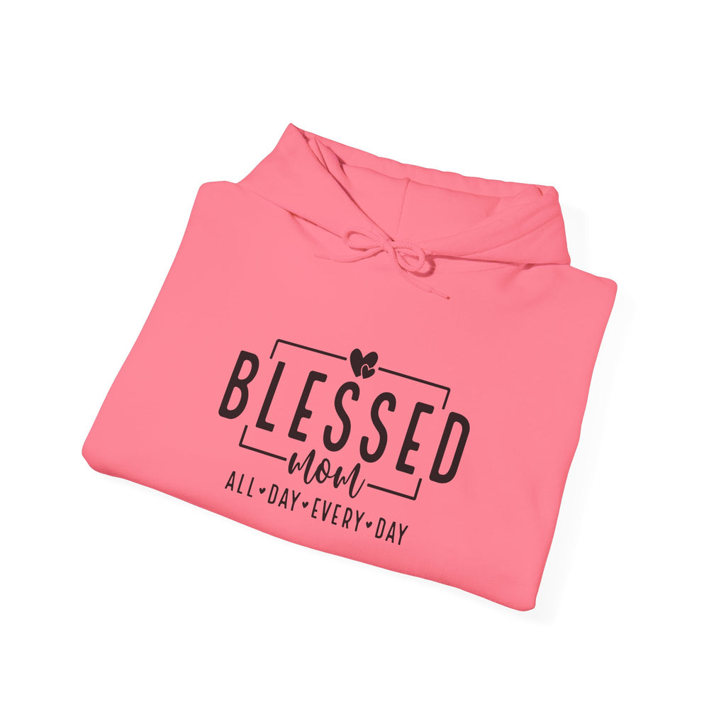 Sudadera con capucha personalizada Blessed Mom con los nombres de tus hijos 