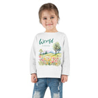 Fantastic World Toddler Long Sleeve Tee 2T-6T