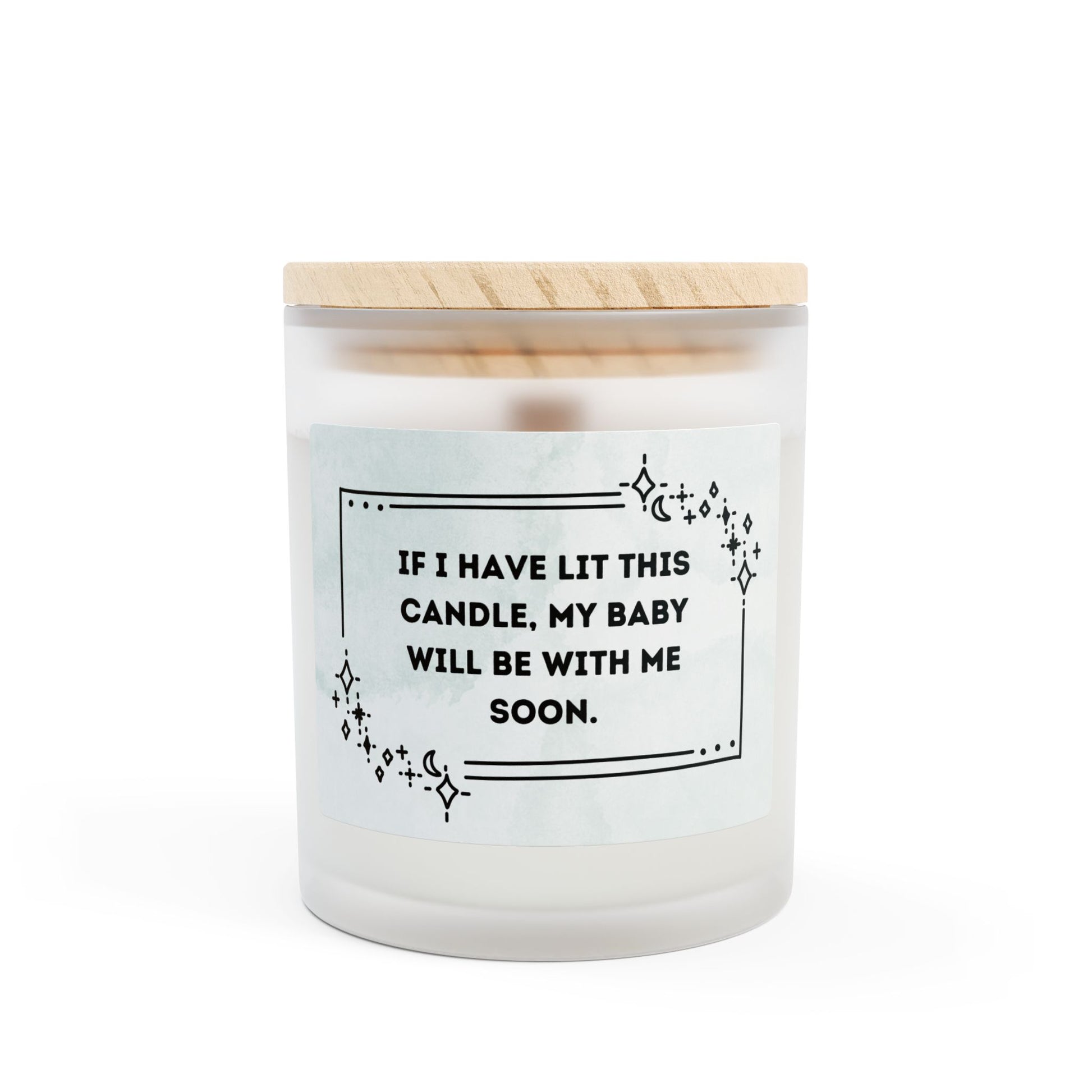 Vela para futuras mamás - Vela natural de 325 ml para el nacimiento | Diferentes aromas | Envío a EE. UU.