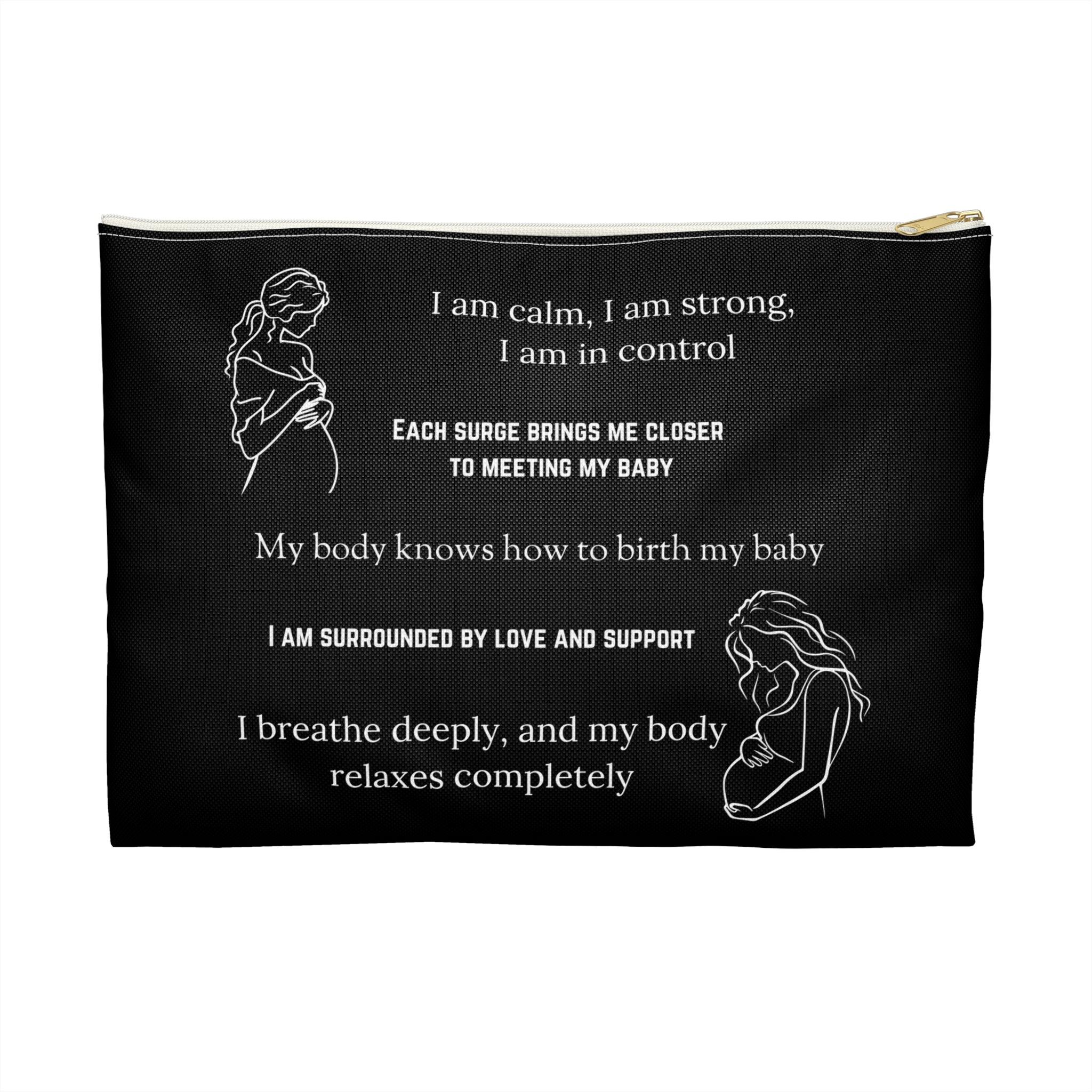 Affirmations Accessory Pouch for your Hypnobirthing Anchors