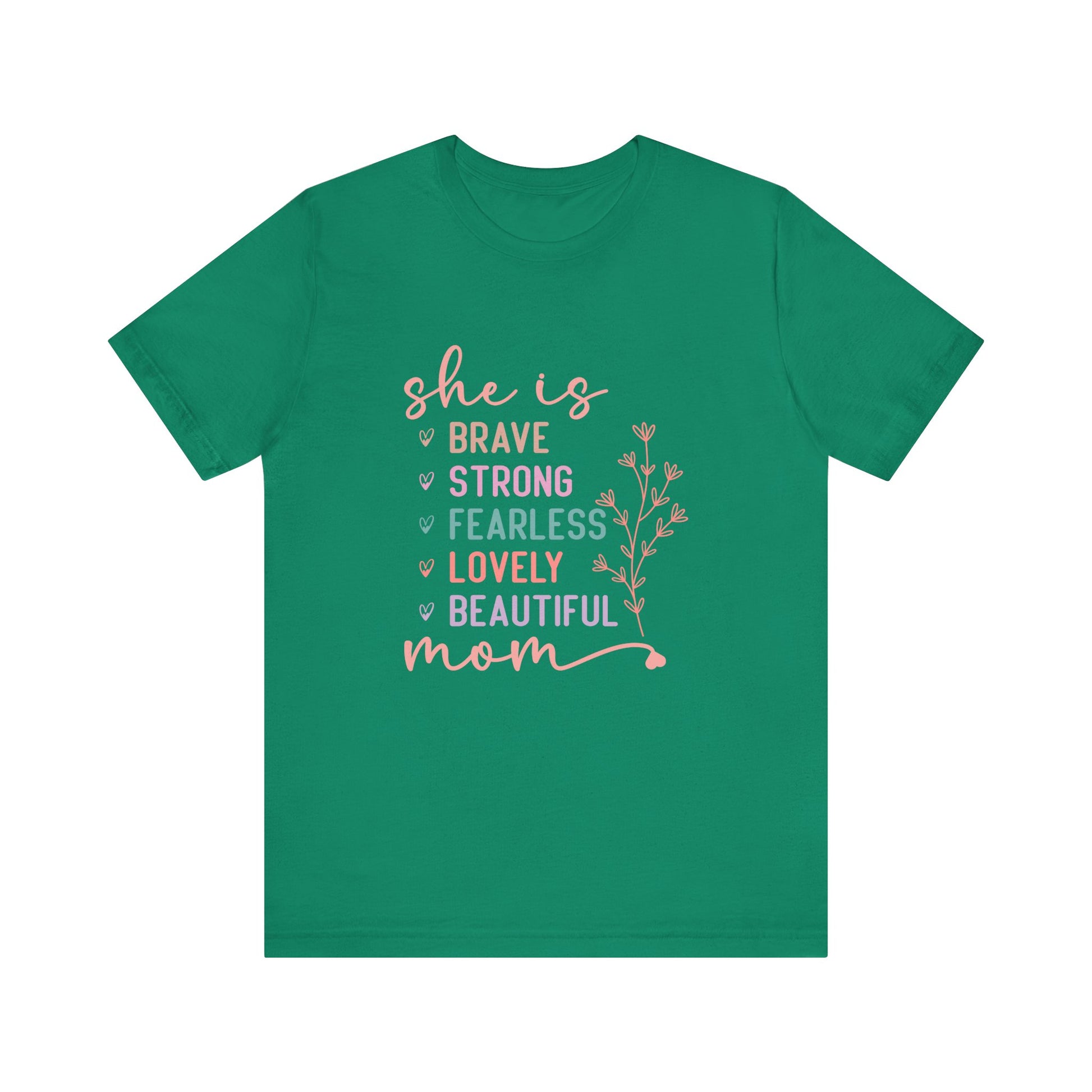Camiseta de manga corta de jersey "Ella es mamá" | Canadá 