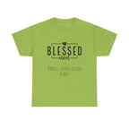 Camiseta de algodón grueso personalizada Blessed Mom en diferentes colores, ¡con los nombres de tus hijos! 