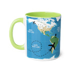 Tazas con acento personalizado, 11 oz, pedido personalizado