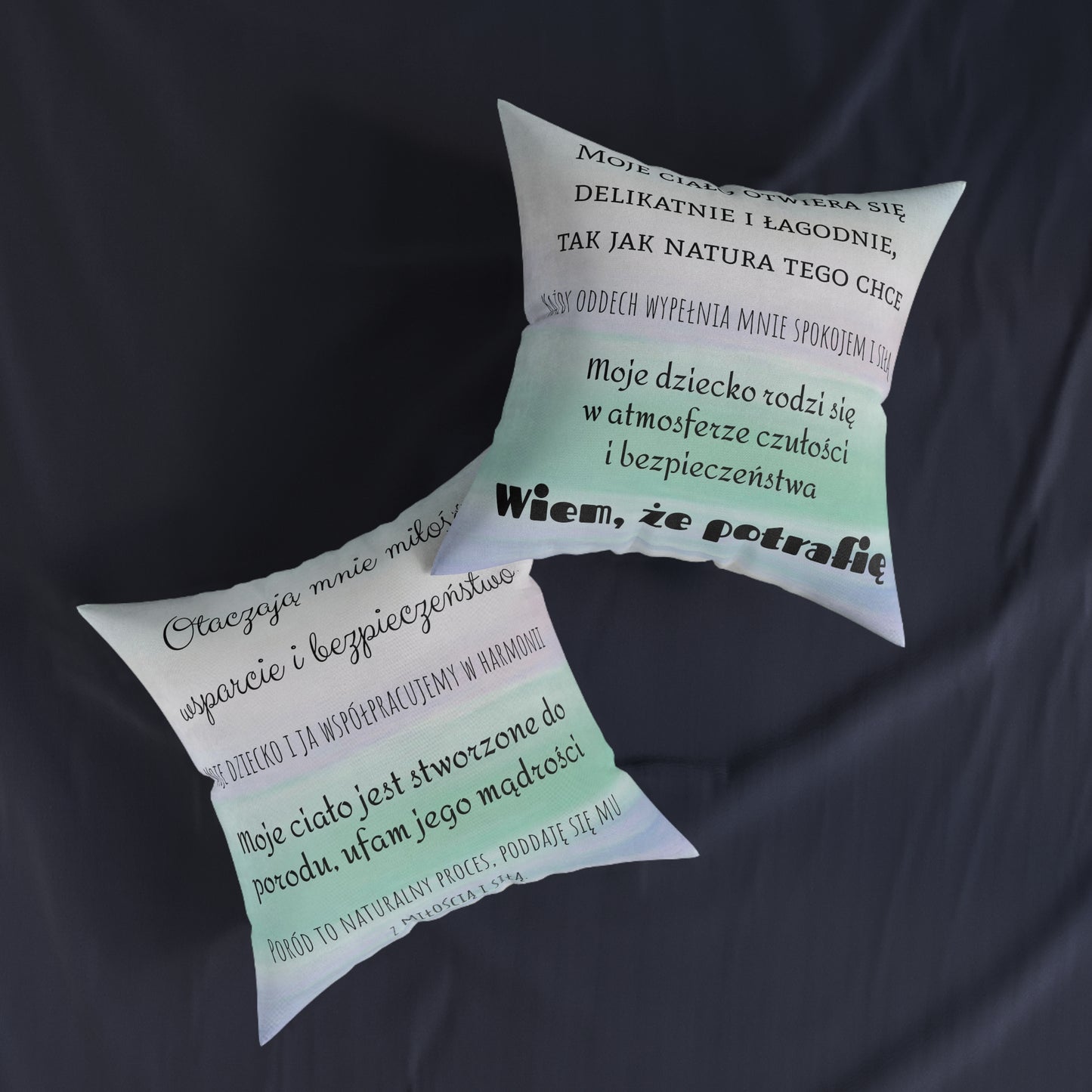 Square Pillow in Polish (po polsku) (Shipping from the UK)