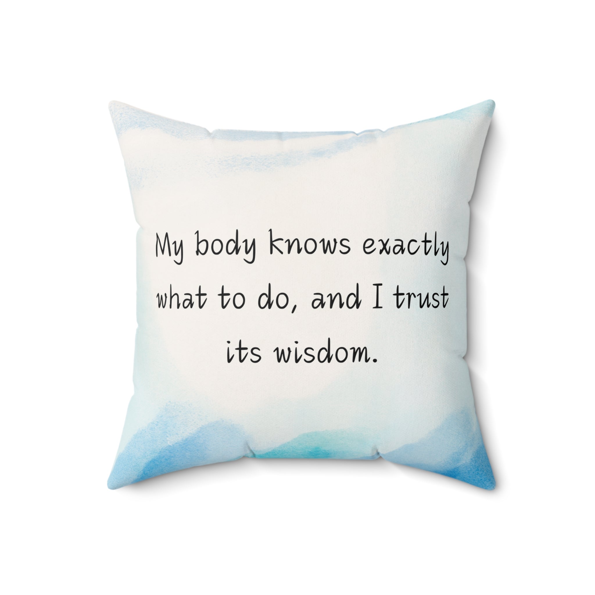 Birth Affirmation Pillow for Birthing Space