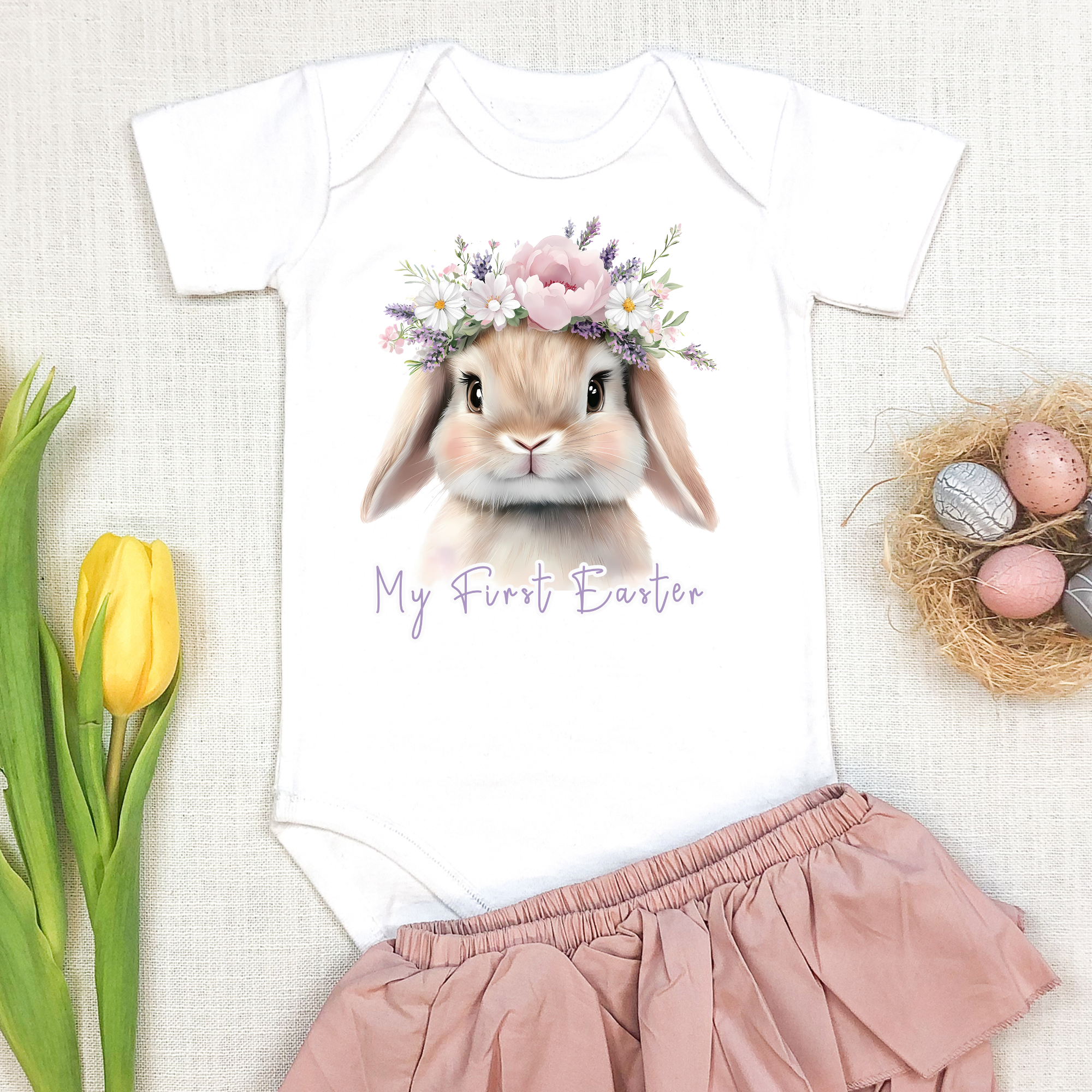 Infant Onesie Easter My First Easter