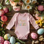 Infant Bodysuit Little Girl - Happy Easter