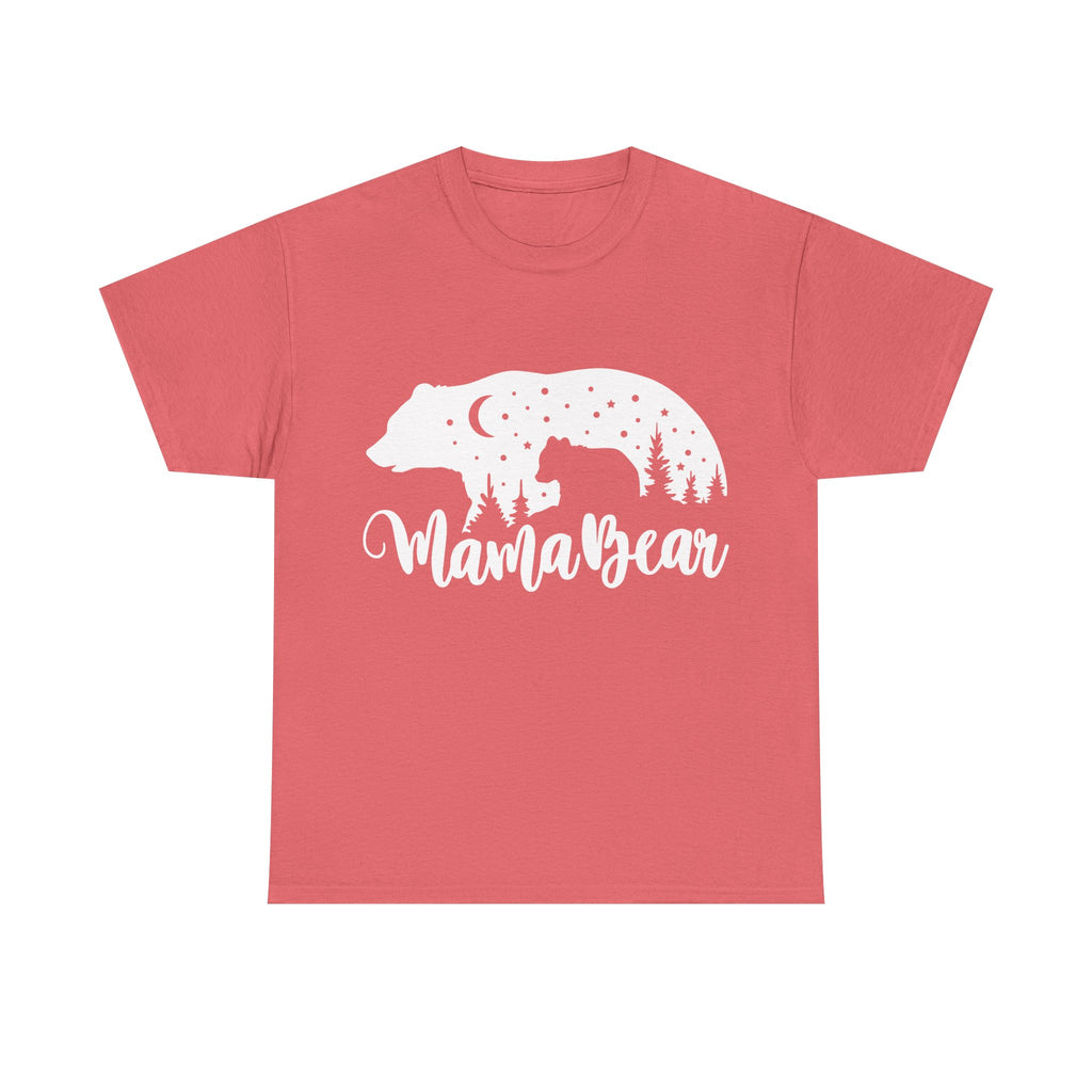 Camiseta de algodón grueso Mamá Osa 