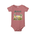 Personalized Onesie with a Name and Date