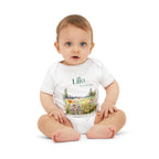 baby bodysuit life is a miracle white