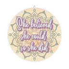 Affirmation Wood Sign