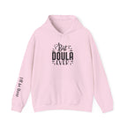 Hoodie for a Doula light pink rose
