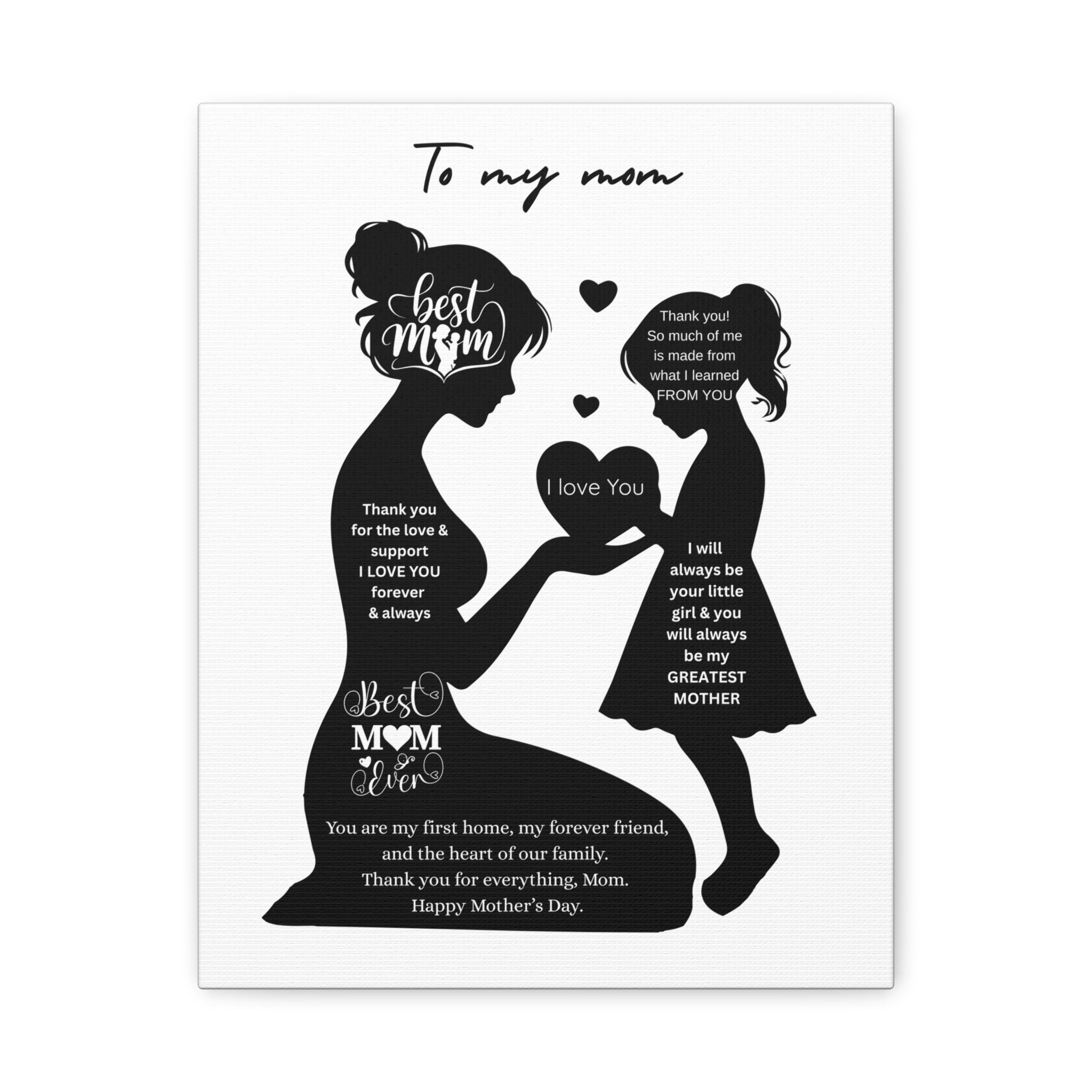 Canvas Print for Mother's Day
