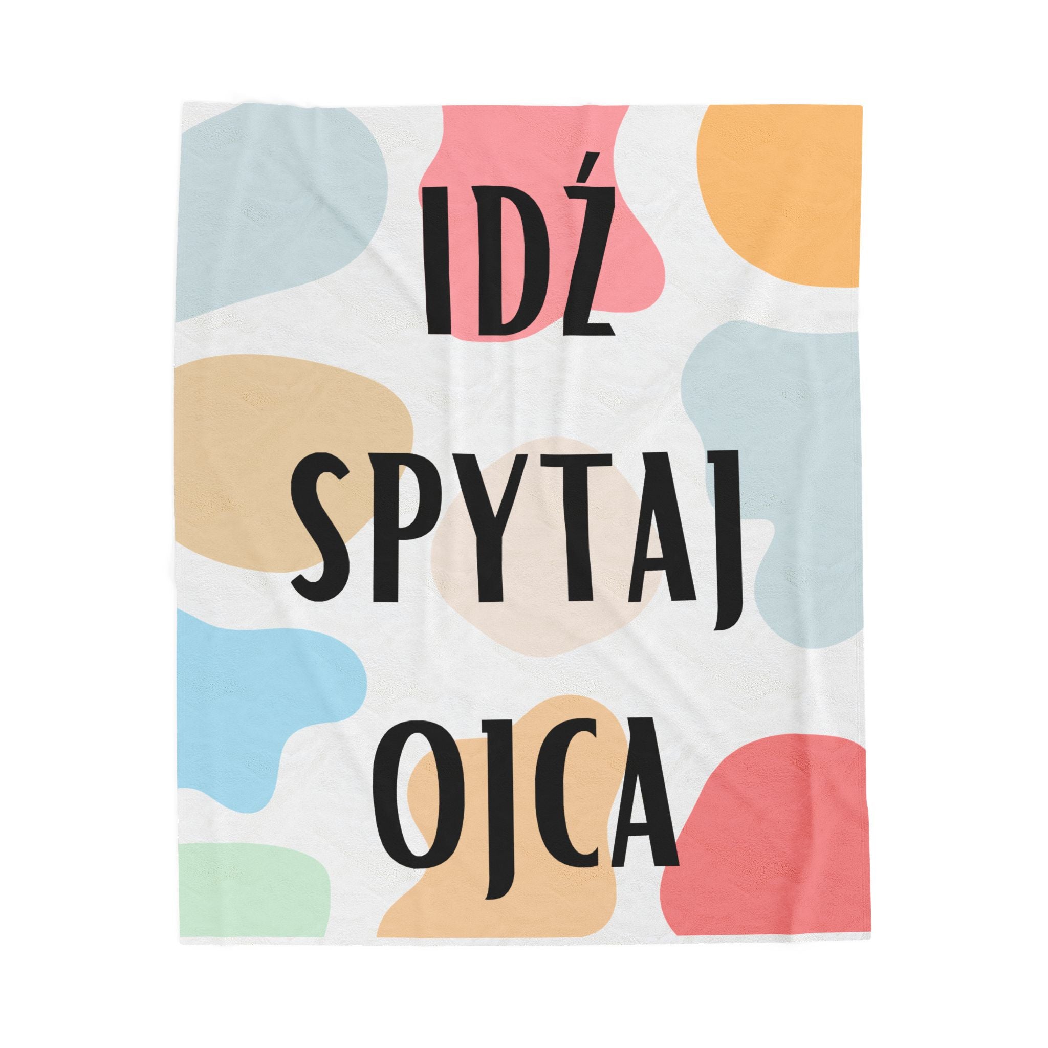 Velveteen Plush Blanket in Polish