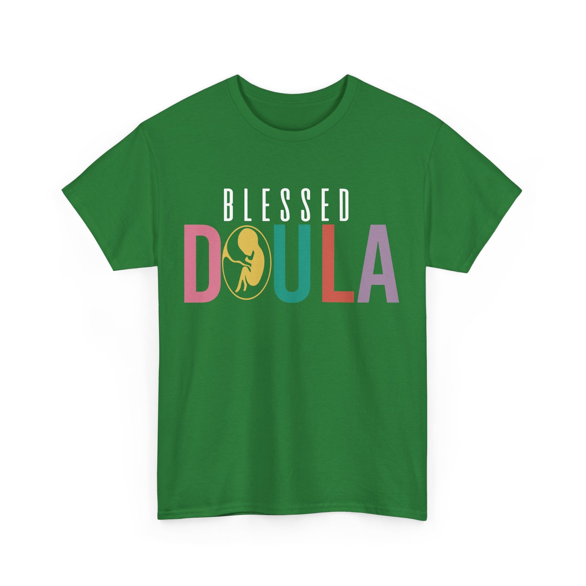 Camiseta de algodón grueso Blessed Doula
