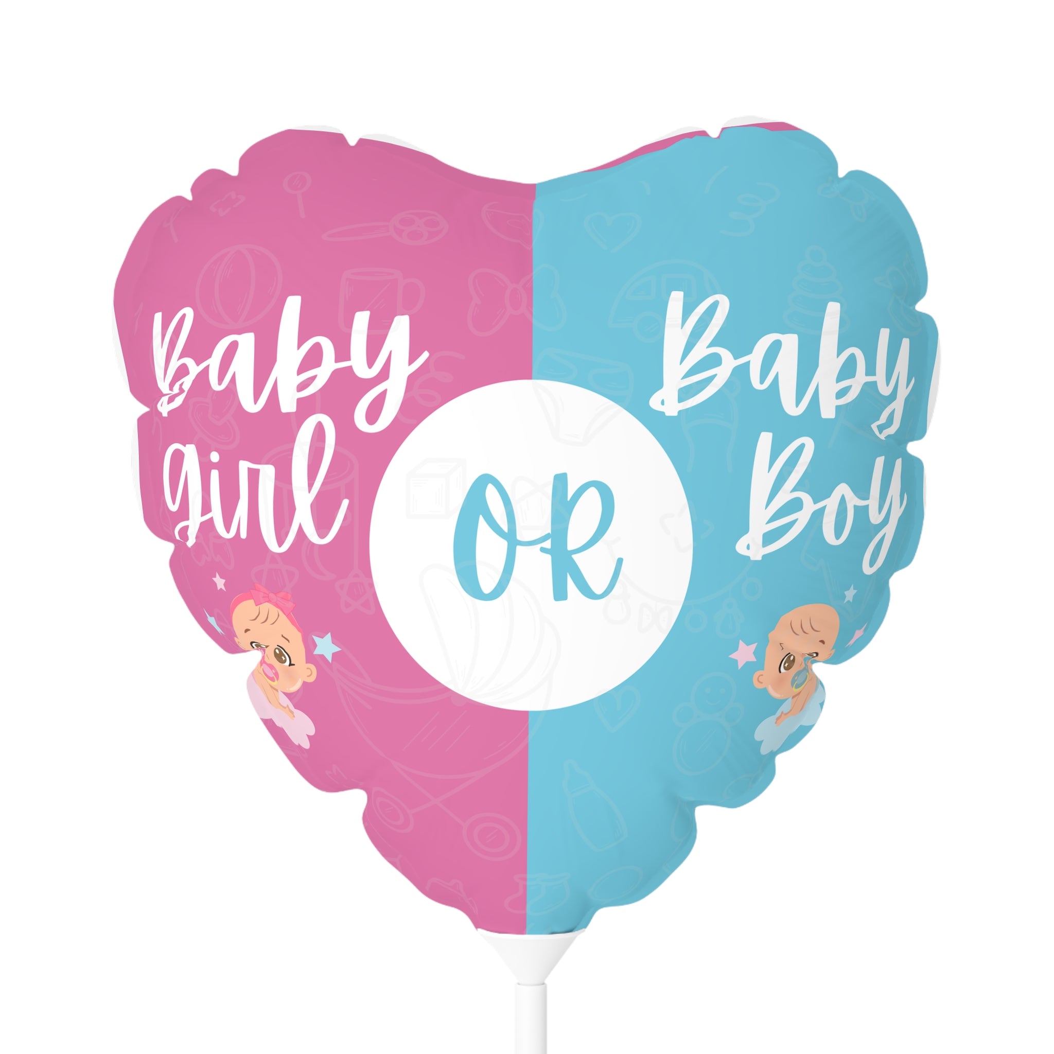 Balloon Boy or Girl Baby Shower Decoration