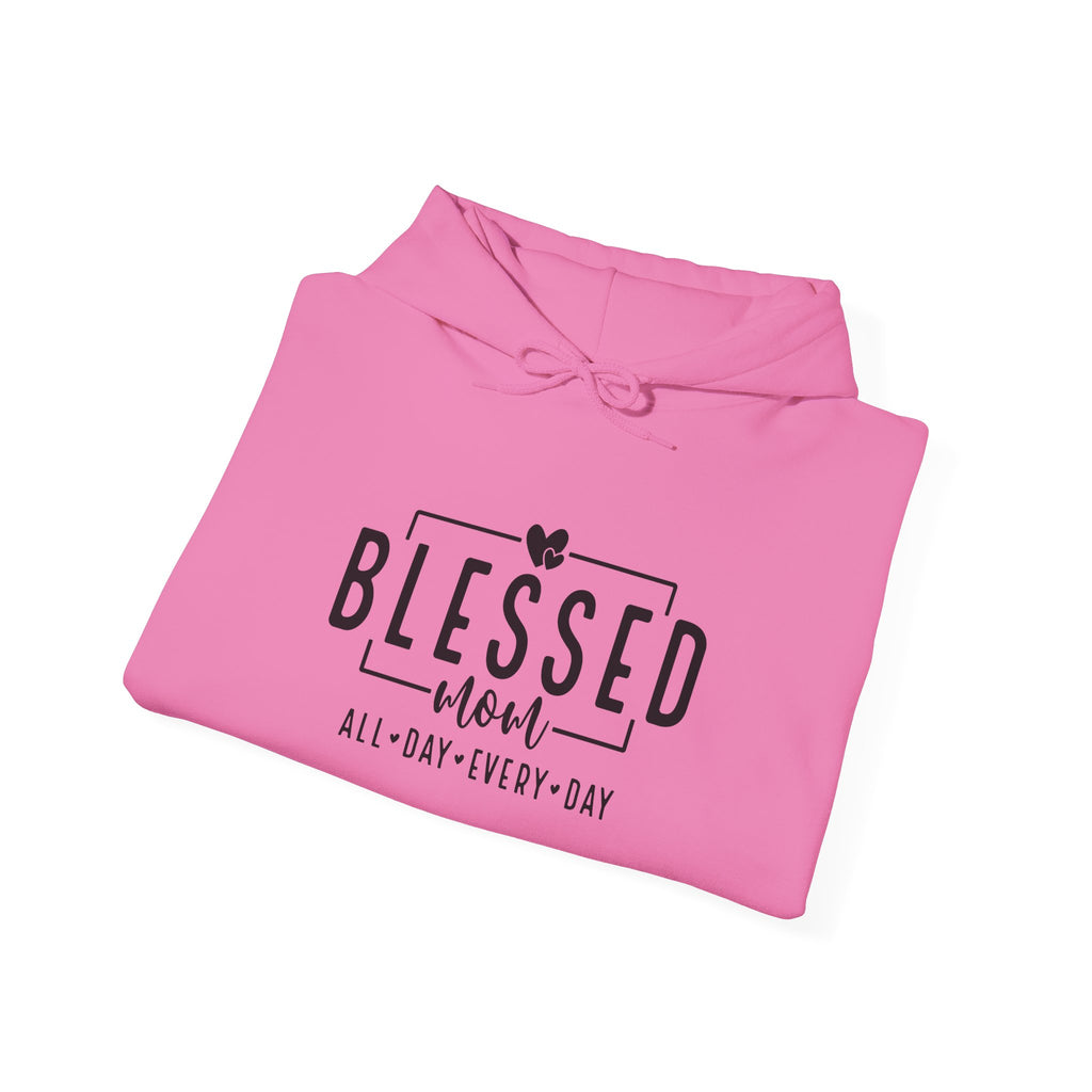 Sudadera con capucha personalizada Blessed Mom con los nombres de tus hijos 